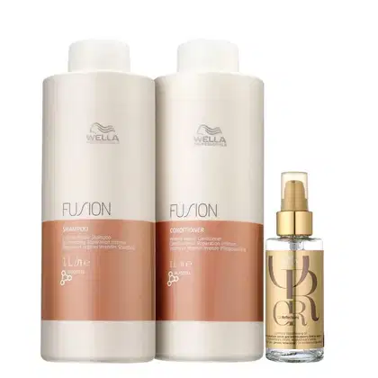 Imagem do produto Kit Wella Professionals Fusion & Oil Reflections Super (3 Produtos)