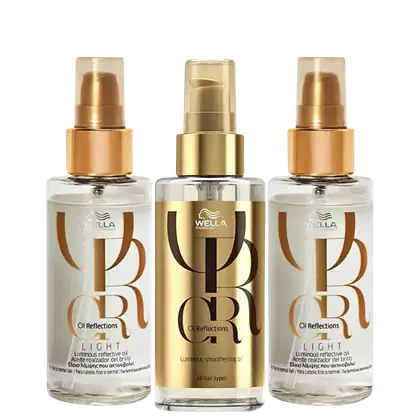 Imagem do produto Kit Wella Professionals Oil Reflections & Light Double (3 Produtos)