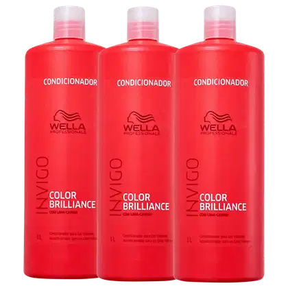Imagem do produto Kit Wella Professionals Conditioner Color Brilliance Triple (3 Unidades)
