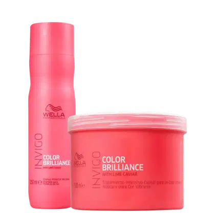 Kit Wella Professionals Invigo Color Brilliance Duo Basic, 2 produtos.