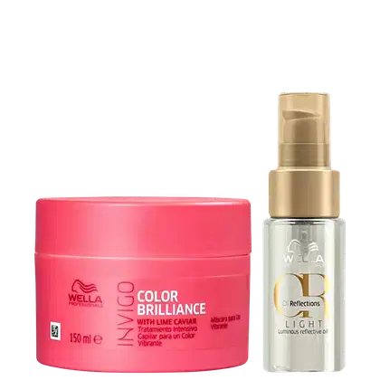 Imagem do produto Kit Wella Professionals Plus Brilliance Reflections Mask Oil (2 Produtos)