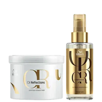 Imagem do produto Kit Wella Professionals Plus Reflections Mask Oil (2 Produtos)