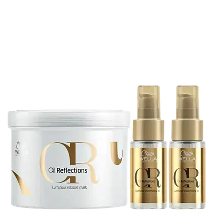 Imagem do produto Kit Wella Professionals Plus Shine Reflections Mask Oil (3 Produtos)