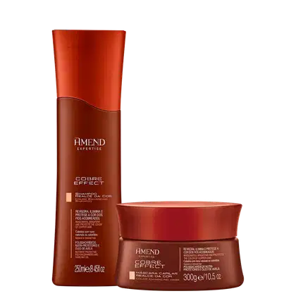 Imagem do produto Kit Expertise Cobre Shampoo 250g e Máscara 300g - Amend