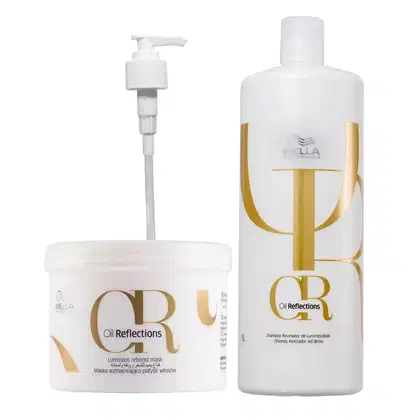 Imagem do produto Kit Wella Professionals Oil Reflections Luminous Shampoo & Máscara (2 Produtos)