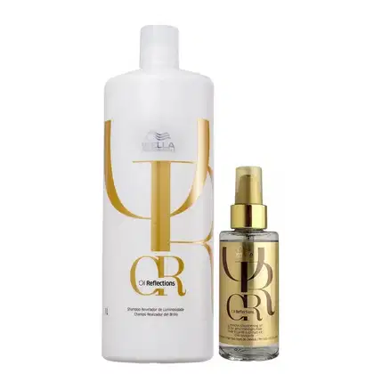 Imagem do produto Kit Wella Professionals Oil Reflections Luminous Shampoo & Óleo Duo (2 Produtos)