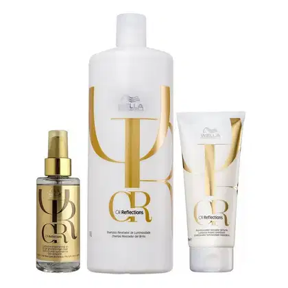 Imagem do produto Kit Wella Professionals Oil Reflections Luminous Super Trio (3 Produtos)