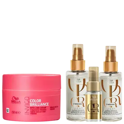 Imagem do produto Kit Wella Professionals Brilliance Reflections & Light Double (4 Produtos)