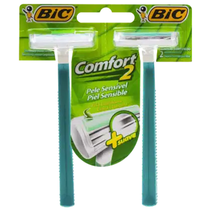 Imagem do produto BIC Comfort 2 Twin Pele Sensível - Aparelho de Barbear (2 Unidade
