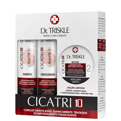 Imagem do produto Kit Triskle Dr. Triskle Cicatri 10 (3 Produtos)