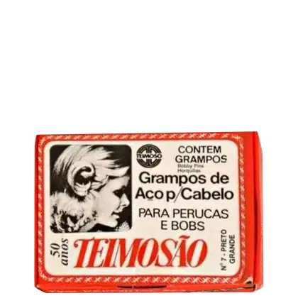 Imagem do produto TEIMOSO Nº7 Preto - Grampos De Cabelo (100 Unidades)