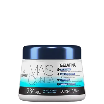 Imagem do produto Triskle Mais Q Onda - Gelatina Ativadora de Cachos 300g