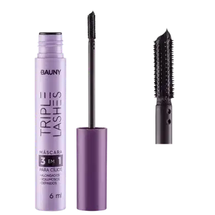 Imagem do produto Bauny - Máscara de cílios Volume e Alongamento Triple Lashes - 6ml
