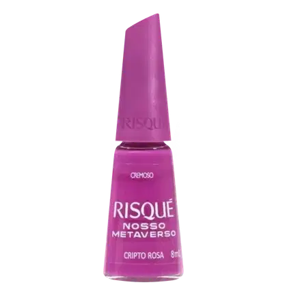 Imagem do produto Risqué Nosso Metaverso Cripto Rosa - Esmalte Cremoso 8ml