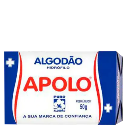 Imagem do produto Apolo - Algodão Hidrófilo 50g