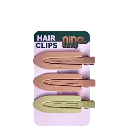 Imagem do produto Hair Clips Kit com 03 -Nina Makeup