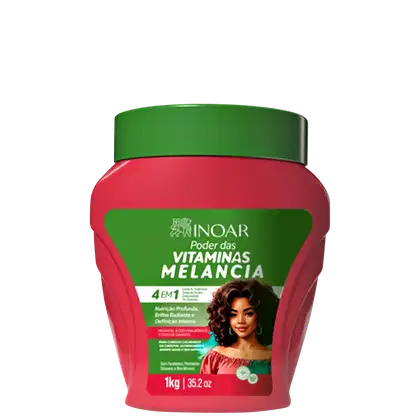 Imagem do produto Inoar Poder das Vitaminas Melancia - Creme Capilar Multifuncional 1kg