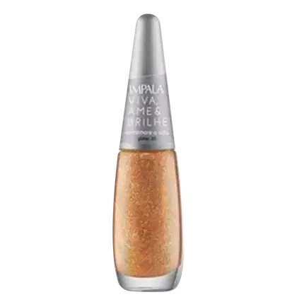 Imagem do produto Impala Viva Ame e Brilhe Comemore a Vida - Esmalte Glitter 7,5ml