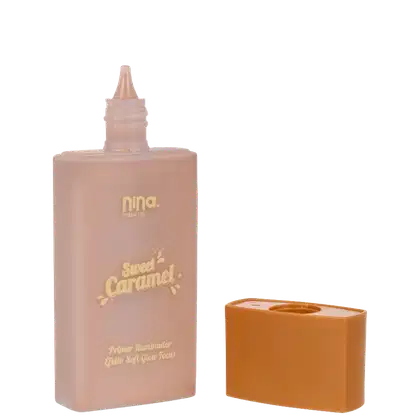 Imagem do produto PRIMER ILUMINADOR SWEET CARAMEL - CARAMELO BRONZEADO - NINA MAKEUP