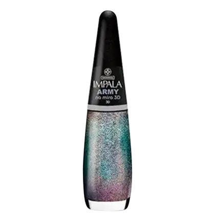 Imagem do produto Impala Army Na Mira 3D - Esmalte Glitter 7,5ml
