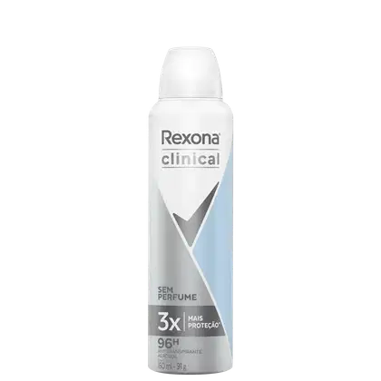 Imagem do produto Rexona Clinical Sem Perfume - Desodorante Aerossol 150ml