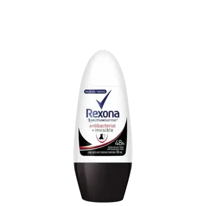 Imagem do produto Rexona Antibacterial + Invisible - Desodorante Roll-On Feminino 50ml