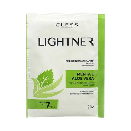 Imagem do produto Cless Lightner Menta e Aloe Vera - Pó Descolorante 20g