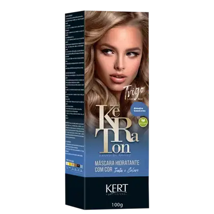 Imagem do produto Keraton Banho De Brilho Louro Bege Trigo - Tonalizante 100g
