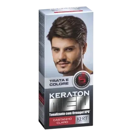 Imagem do produto Keraton Men Castanho Claro - Tonalizante 30ml