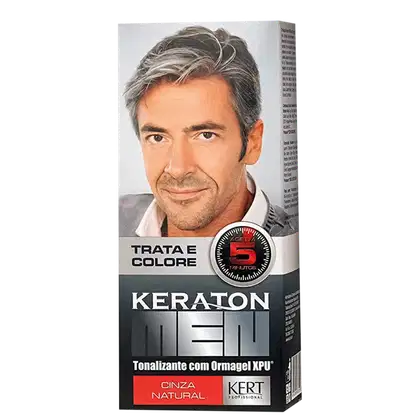 Imagem do produto Keraton Men Cinza Natural - Tonalizante 30ml