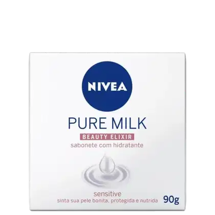Imagem do produto NIVEA Pure Milk Sensitive - Sabonete em Barra 90g
