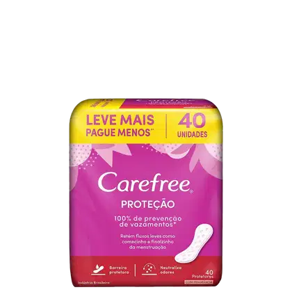 Imagem do produto Carefree Proteção Com Perfume - Protetor Diário (40 Unidades)