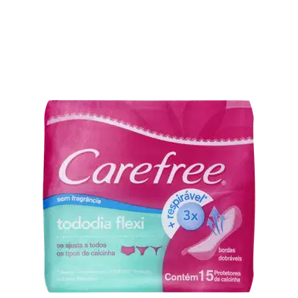 Imagem do produto Carefree Tododia Flexi - Protetor Diário (15 Unidades)