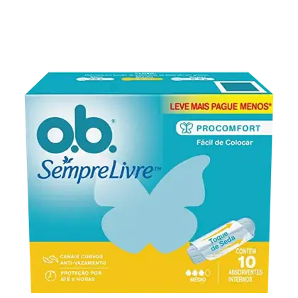 Imagem do produto Johnson's O.B. Médio - Absorvente Interno (10 Unidades)