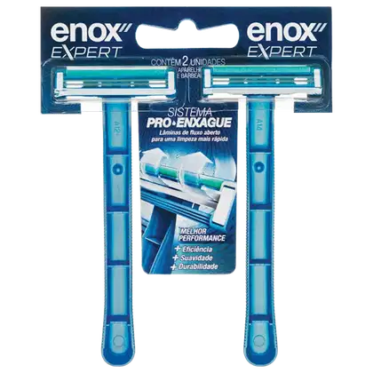 Imagem do produto  Enox Expert - Aparelho de Barbear (2 Unidades)