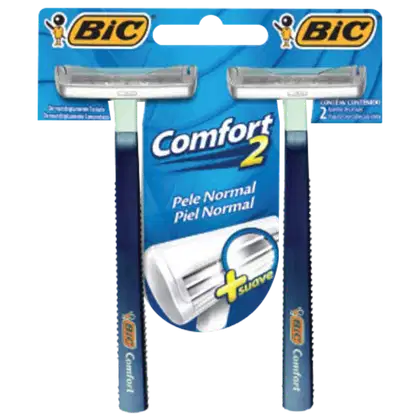 Imagem do produto Bic Comfort 2 Twin Pele Normal - Aparelho de Barbear (2 Unidades)