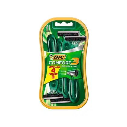 Imagem do produto Bic Comfort 3 Sensitive - Aparelho de Barbear (4 Unidades)