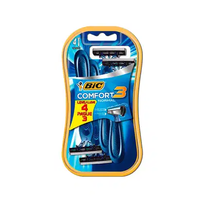 Imagem do produto Bic Comfort 3 Pele Normal - Aparelho de Barbear (4 Unidades)