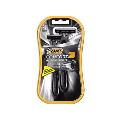 Imagem do produto Bic Comfort 3 Black Night - Aparelho de Barbear (2 Unidades)