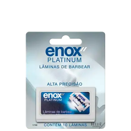 Imagem do produto Enox Platinum - Lâmina de Barbear (10 Unidades)