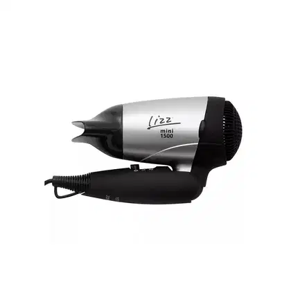 Imagem do produto Lizz Profissinal Mini Viagem Bivolt Dobrável Prata - Secador de Cabelo
