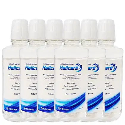 Imagem do produto Kit Odomed Halicare Enxaguante Bucal Antisséptico (6 Unidades)