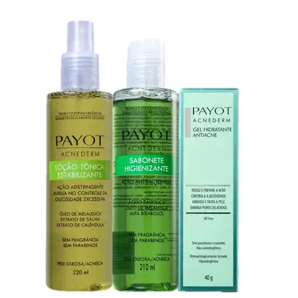 Imagem do produto Kit Payot Acnederm Ação Antibacteriana e Redução de Acne (3 Produtos)