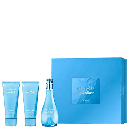 Imagem do produto Kit Davidoff Cool Water 100ml + Shower Gel 75ml + Body Lotion 75ml Feminino
