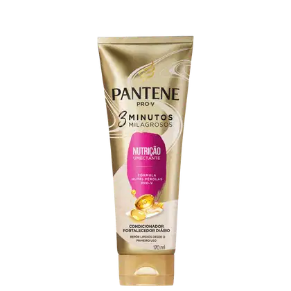 Condicionador Pantene Pro-V 3 Minutos Milagrosos Nutrição Umectante, 170ml.