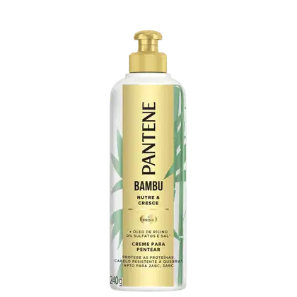 Creme para Pentear Pantene Bambu Nutre & Cresce, 240g.