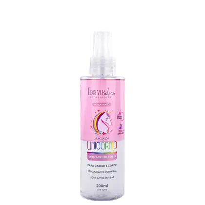 Imagem do produto Body Splash Cabelo e Corpo Magia de Unicórnio Forever Liss 200ml