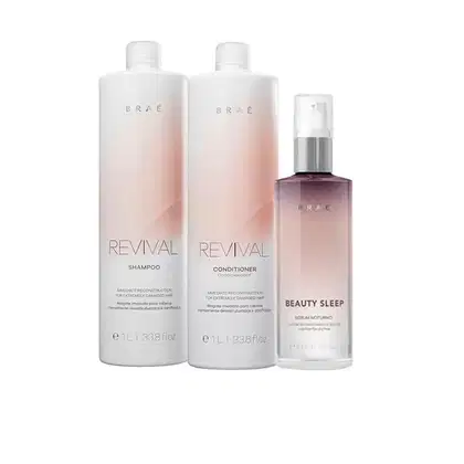 Imagem do produto Kit Braé Revival Beauty Sleep Salon (3 Produtos)