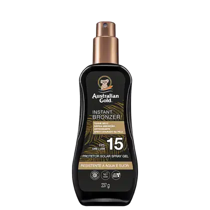 Imagem do produto Australian Gold Instant Bronzer FPS 15 - Protetor Solar Spray 237g
