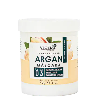 Imagem do produto Vegetal do Brasil Linha Vegetal Argan Passo 03 - Máscara Capilar 1kg